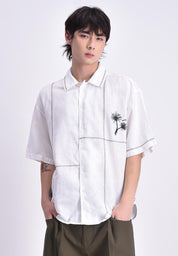 Men's Short Sleeve Barong Shirt