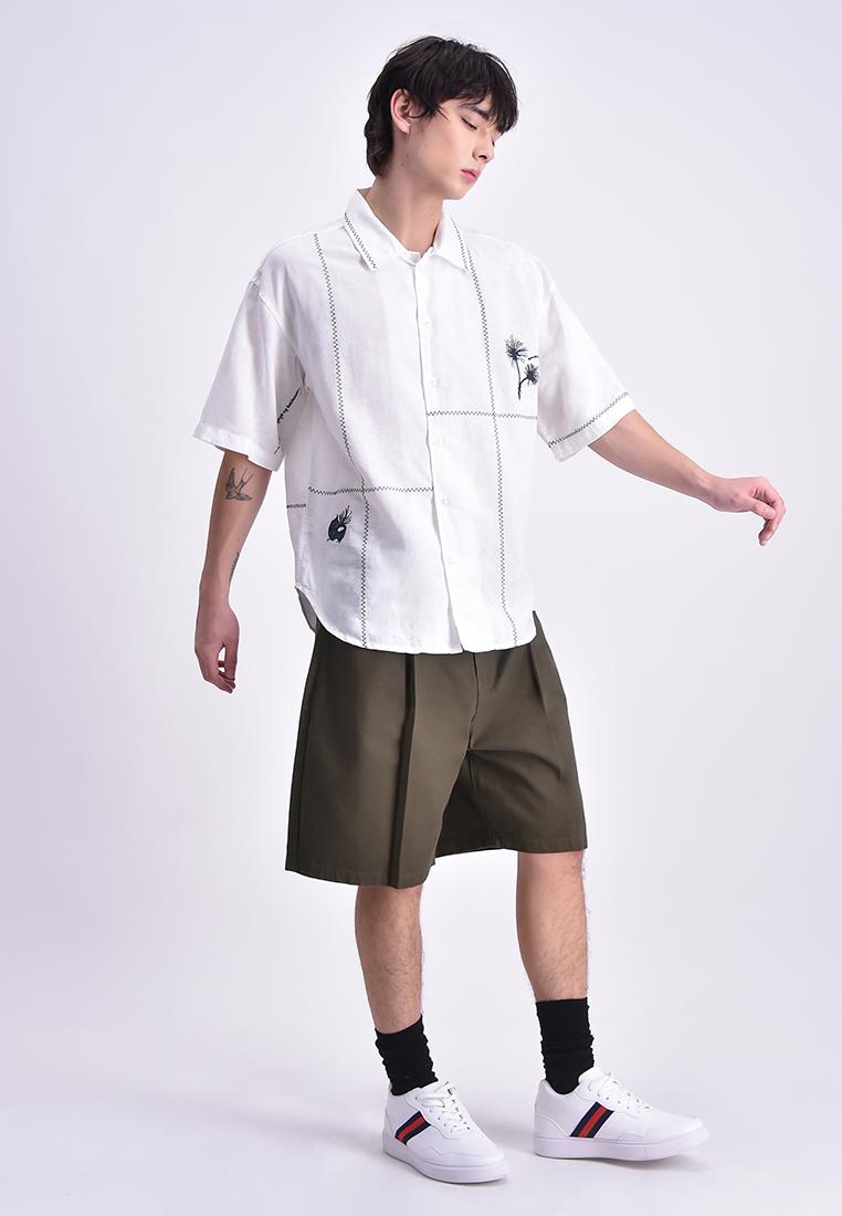 Men's Short Sleeve Barong Shirt