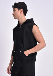 Men's Knit Vest Hoodie