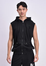 Men's Knit Vest Hoodie