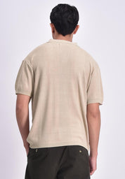 Men's Flat Knit Polo Shirt