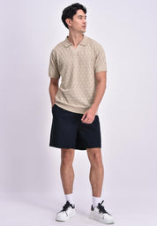 Men's Flat Knit Polo Shirt