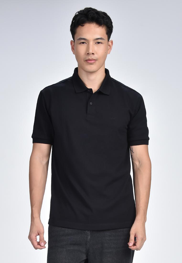 Men's Short Sleeve T-Shirt With Collar