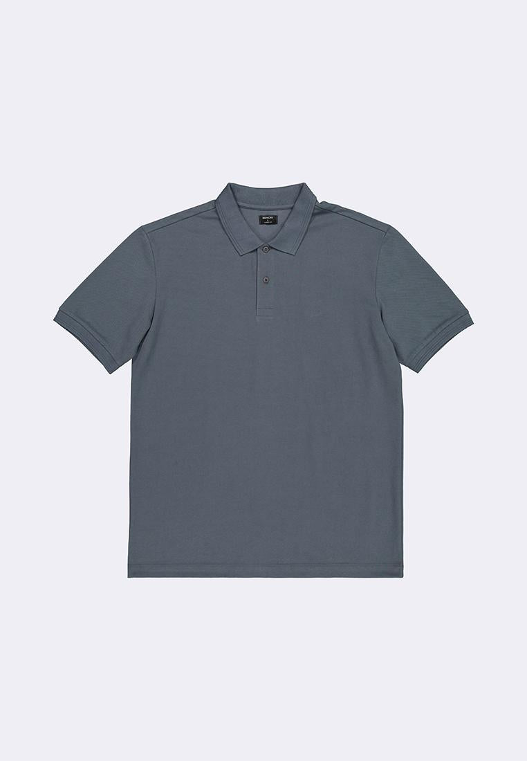 Men's Short Sleeve T-Shirt With Collar