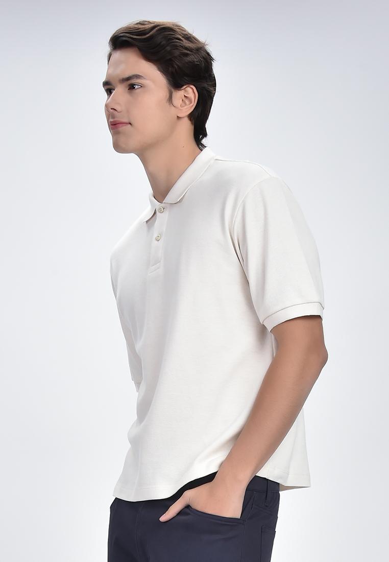 Men's Short Sleeve T-Shirt With Collar