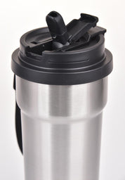 Stainless Steel Tumbler with Handle and Flip Lid 500ml