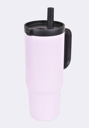 Stainless Steel Tumbler with Handle and Straw 750ml