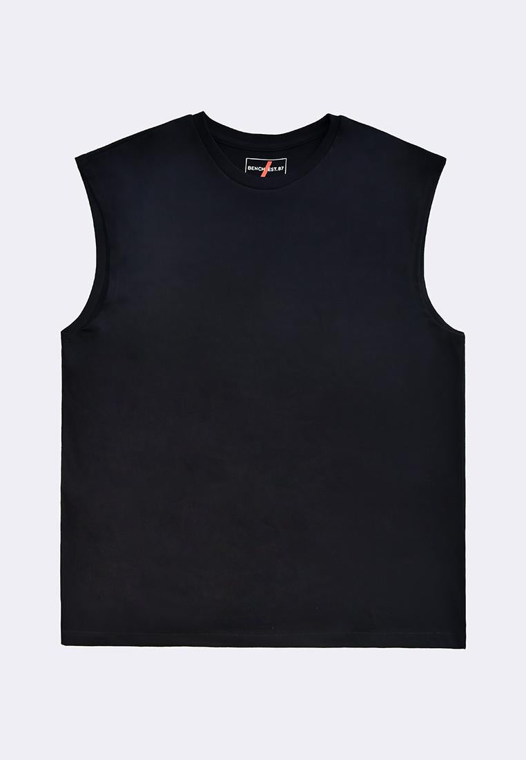 Men's Round Neck Muscle T-Shirt