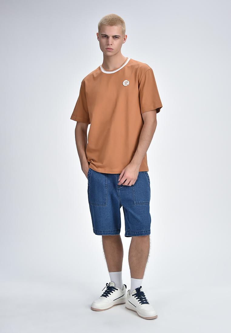 Men's Round Neck Logo T-Shirt