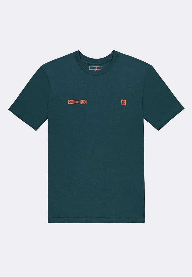 Men's Round Neck Graphic T-Shirt