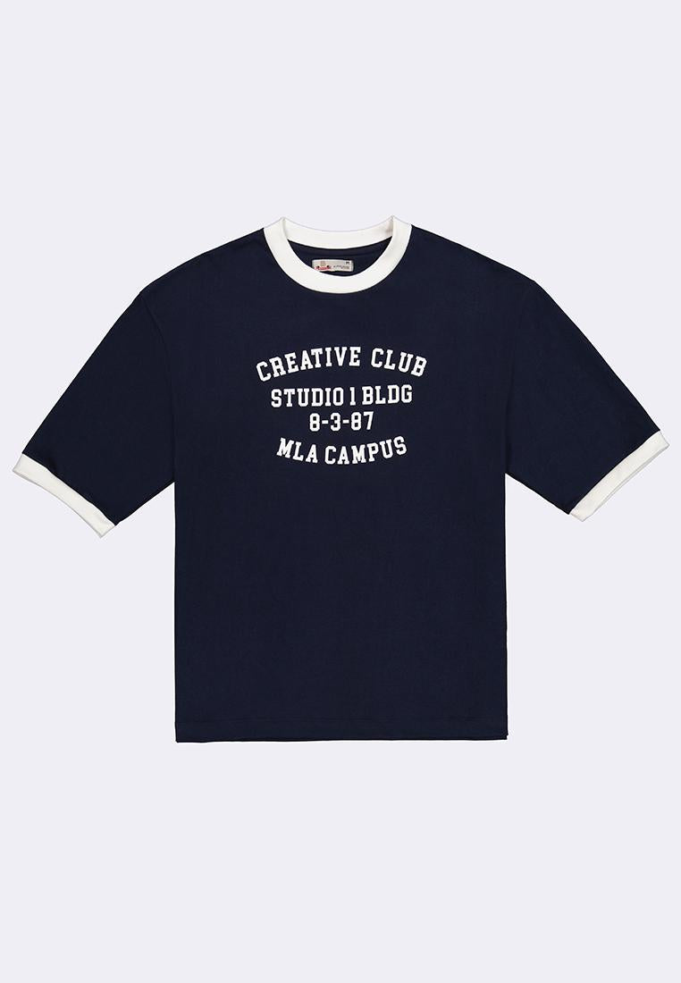 Men's Round Neck Graphic T-Shirt