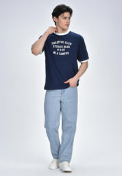Men's Round Neck Graphic T-Shirt