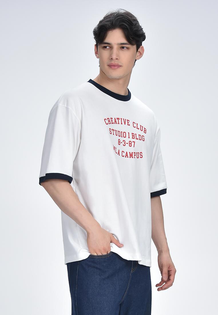 Men's Round Neck Graphic T-Shirt