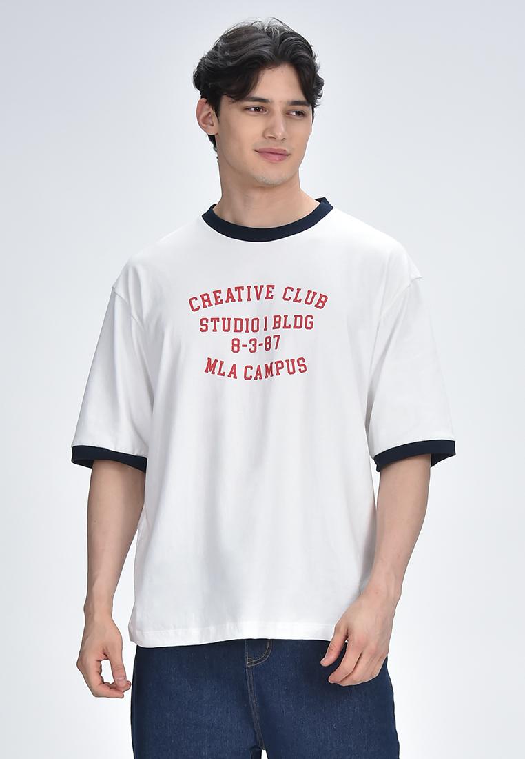 Men's Round Neck Graphic T-Shirt