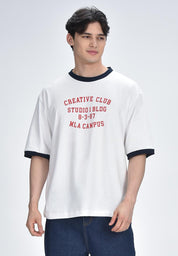 Men's Round Neck Graphic T-Shirt