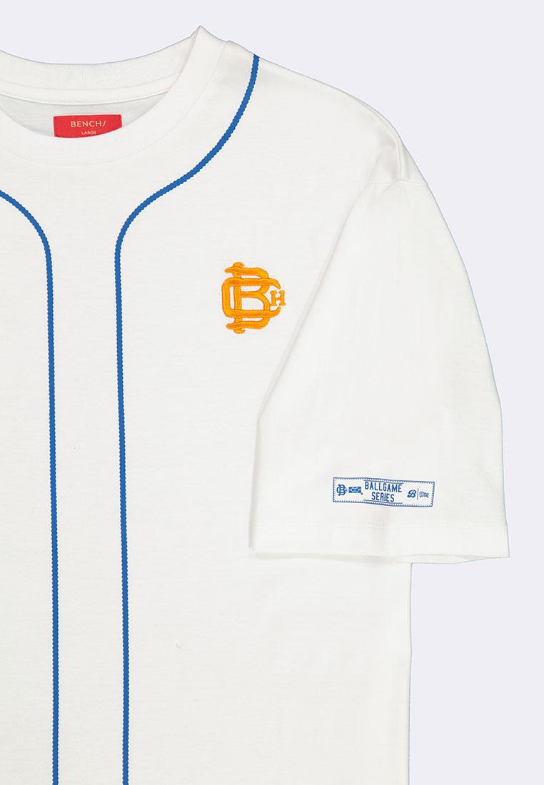 Men's Short Sleeve T-Shirt with Piping Detail