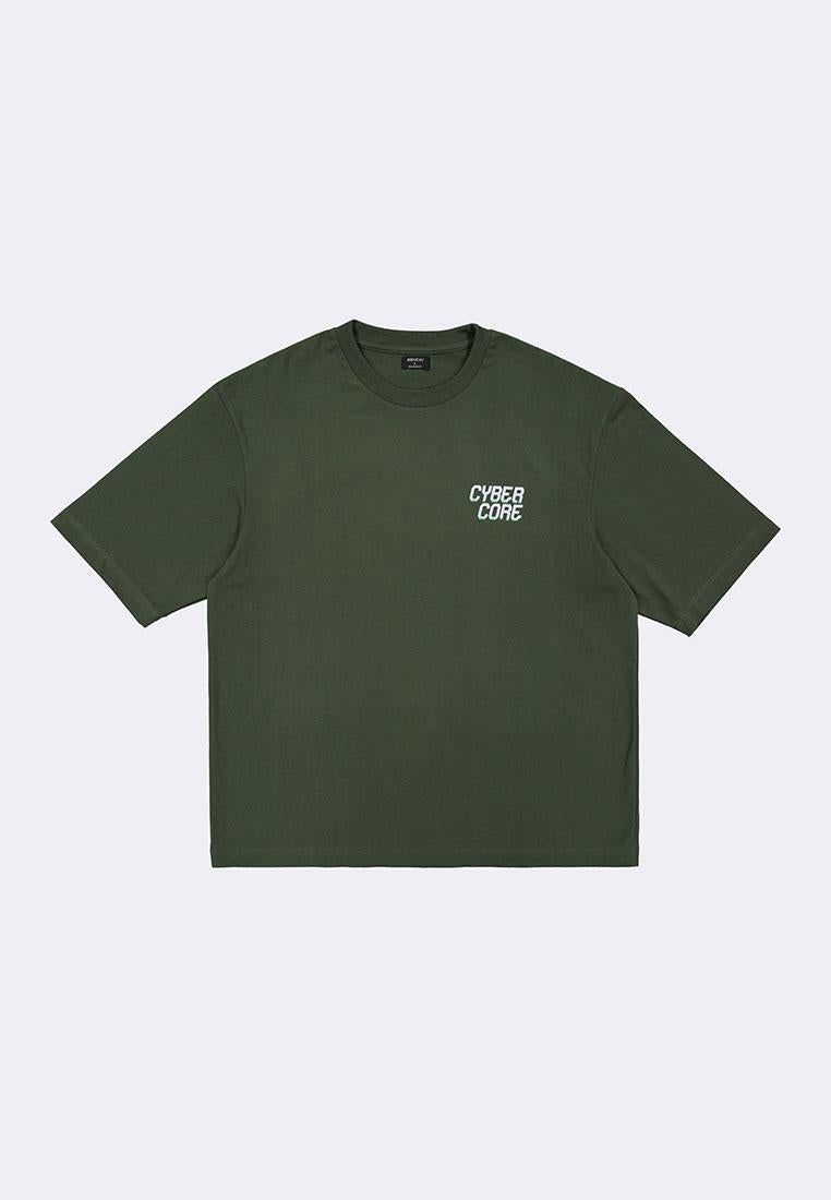 Men's Round Neck Graphic Shirt