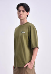 Men's Round Neck Graphic T-Shirt