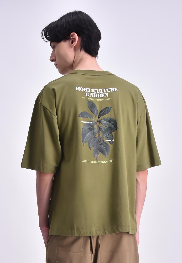 Men's Round Neck Graphic T-Shirt