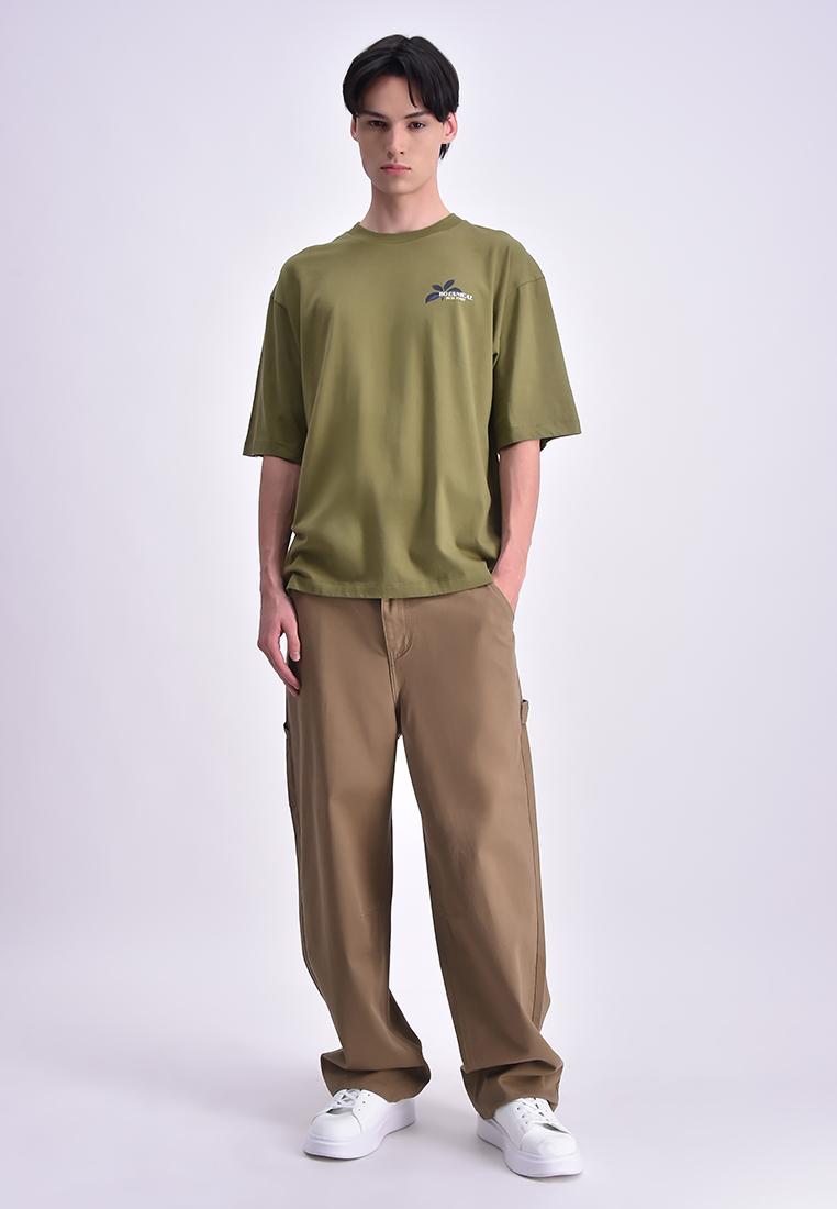 Men's Round Neck Graphic T-Shirt