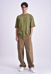 Men's Round Neck Graphic T-Shirt