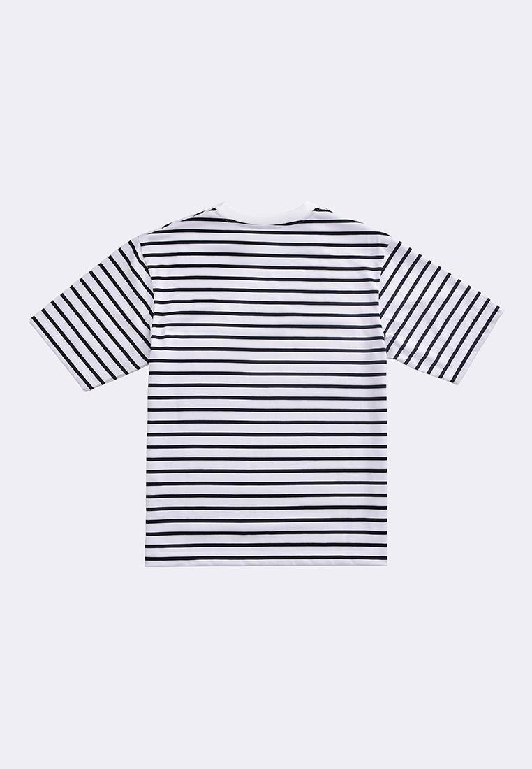 Men's Striped Crew Neck T-Shirt