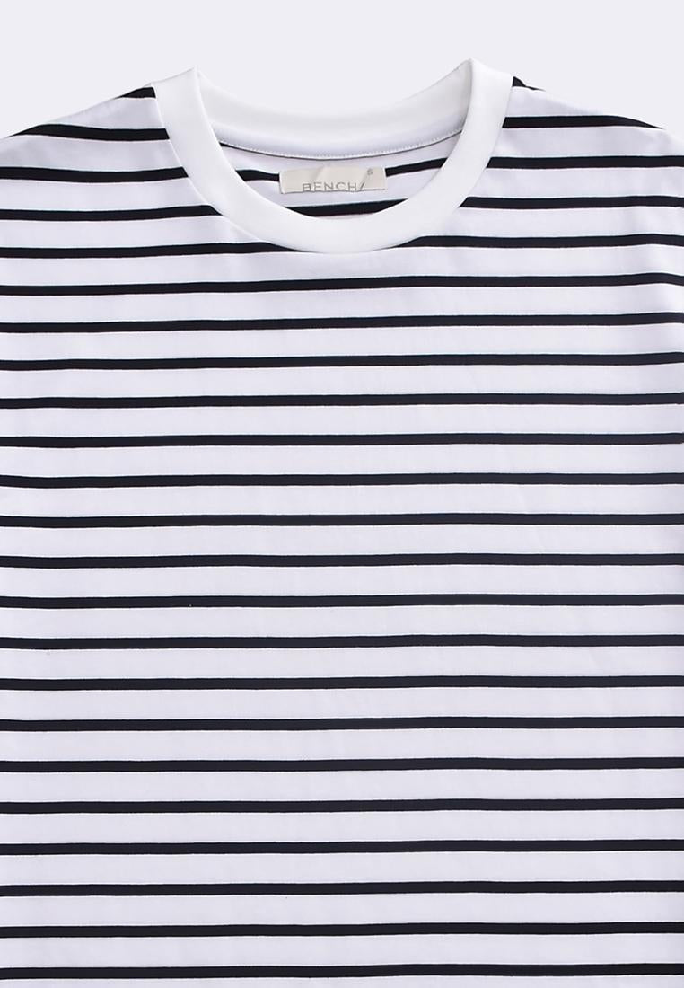 Men's Striped Crew Neck T-Shirt