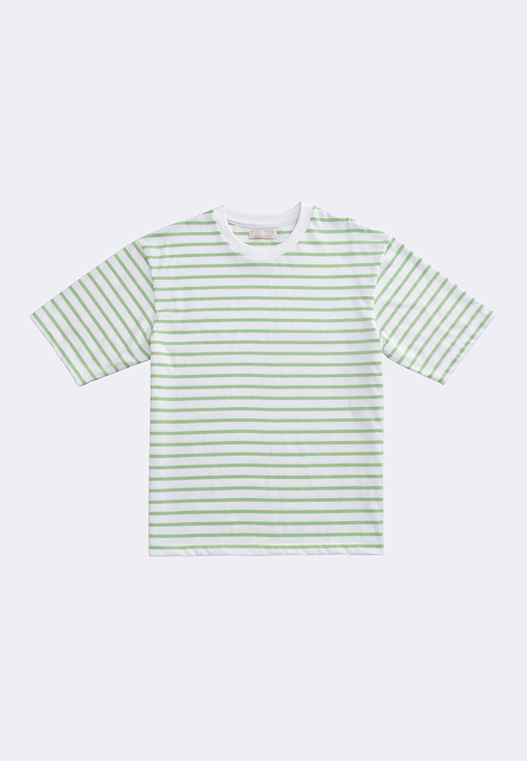 Men's Striped Crew Neck T-Shirt