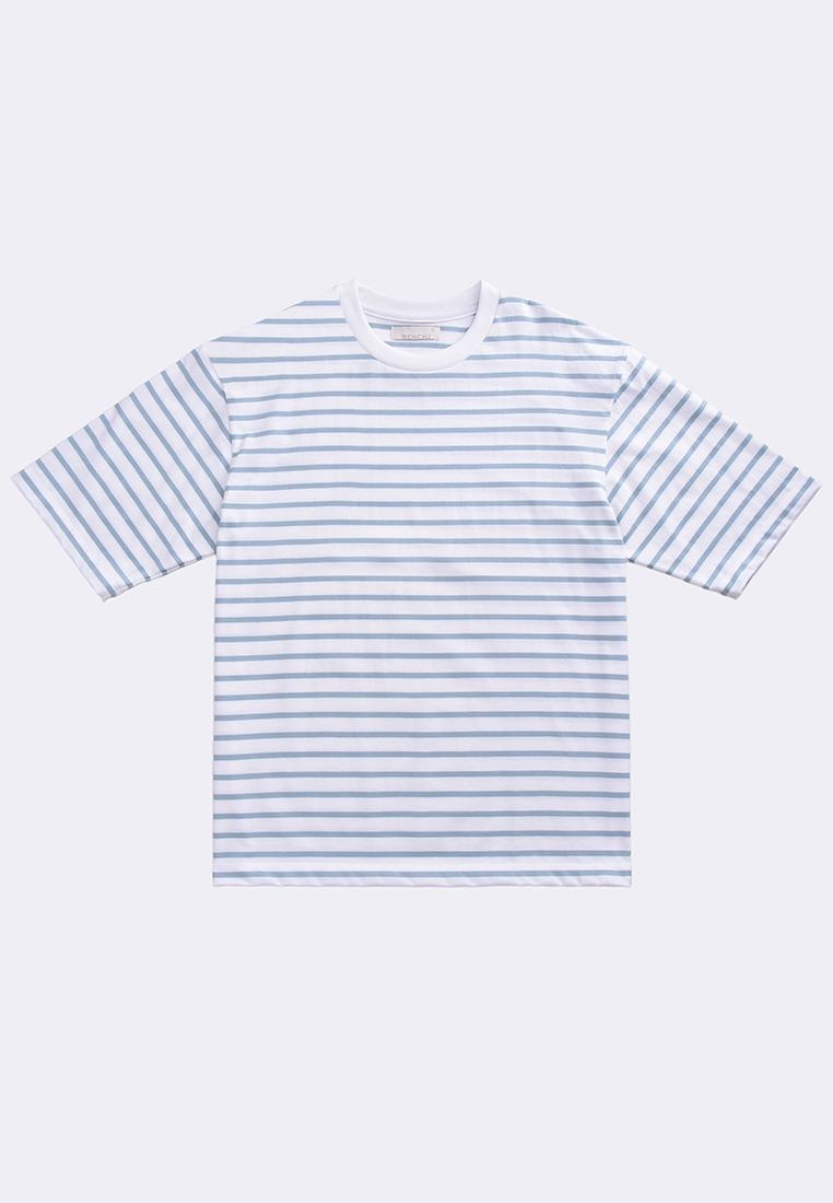 Men's Striped Crew Neck T-Shirt