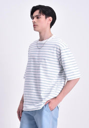 Men's Striped Crew Neck T-Shirt