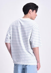 Men's Striped Crew Neck T-Shirt