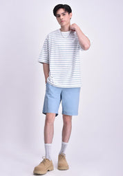 Men's Striped Crew Neck T-Shirt