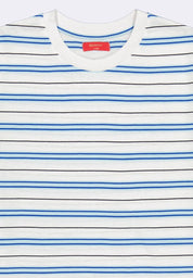 Men's Round Neck Striped Tee