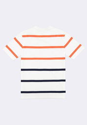 Men's Round Neck Striped Tee