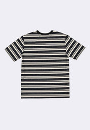Men's Round Neck Striped T-Shirt