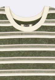 Men's Round Neck Striped T-Shirt