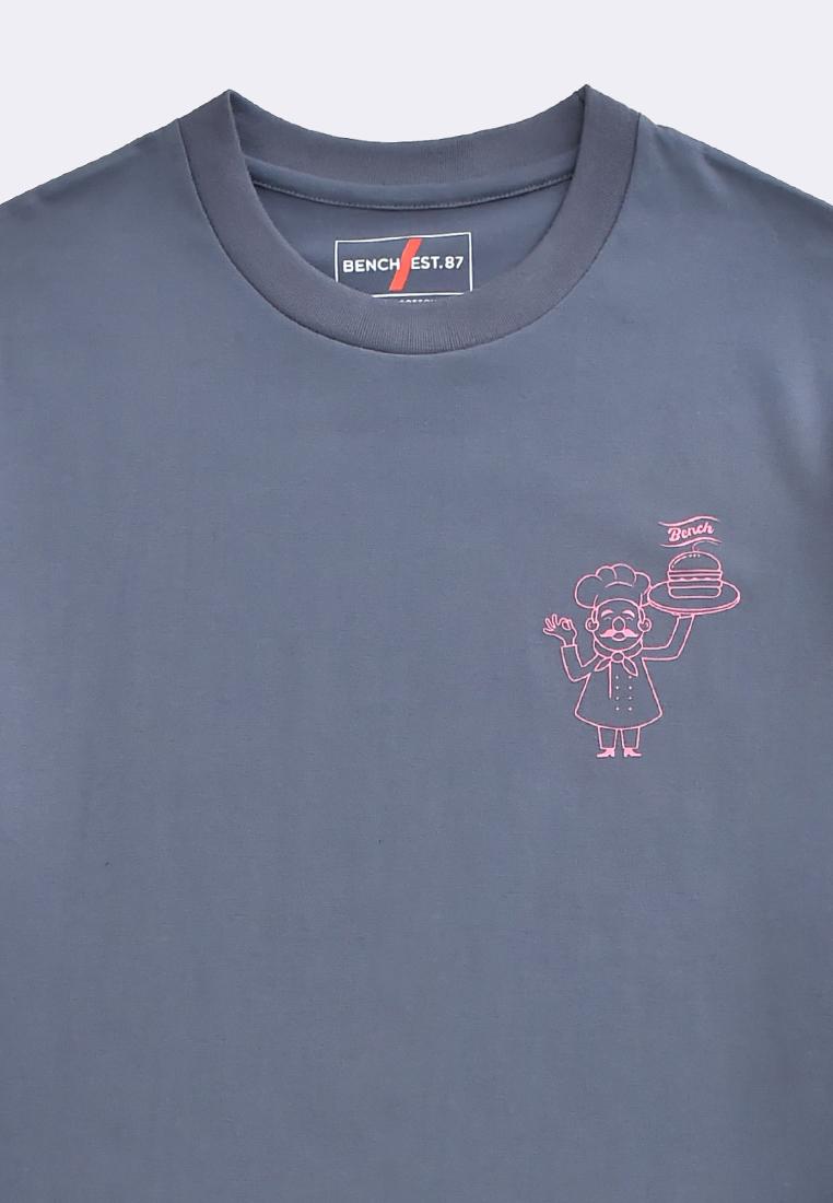 Men's Round Neck Graphic T-Shirt