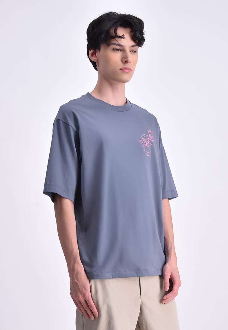 Men's Round Neck Graphic T-Shirt