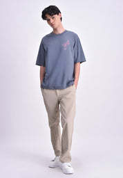 Men's Round Neck Graphic T-Shirt