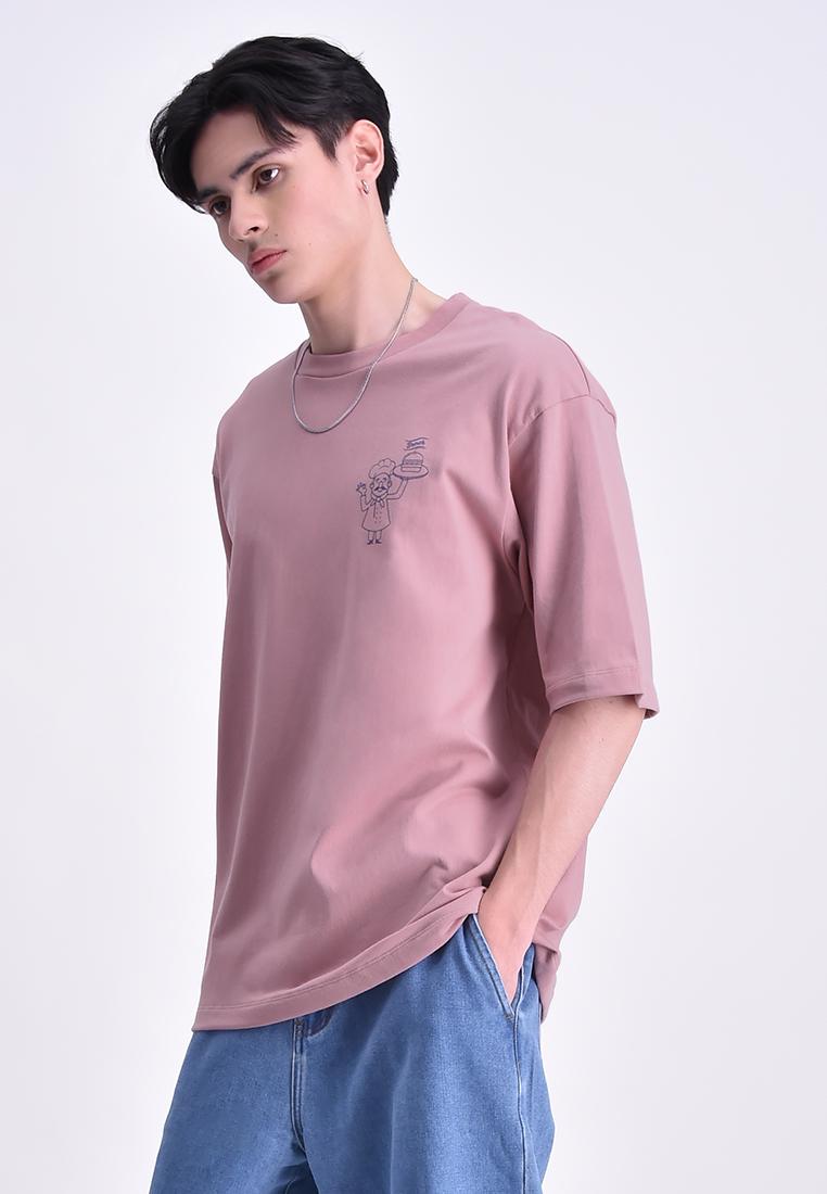 Men's Round Neck Graphic T-Shirt