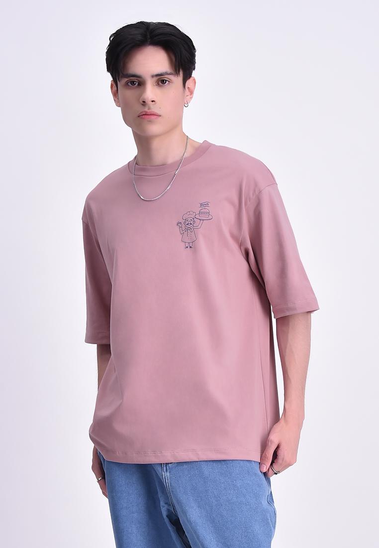 Men's Round Neck Graphic T-Shirt