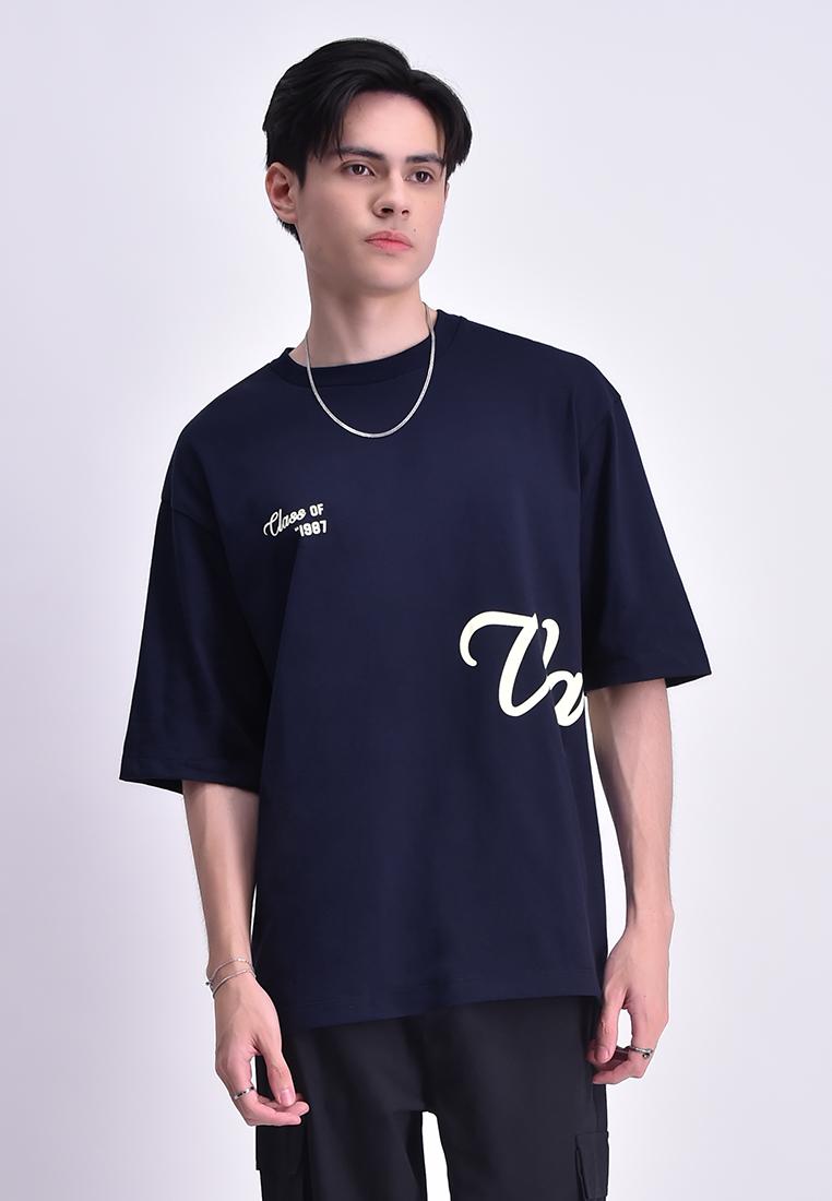 Men's Round Neck Graphic T-Shirt