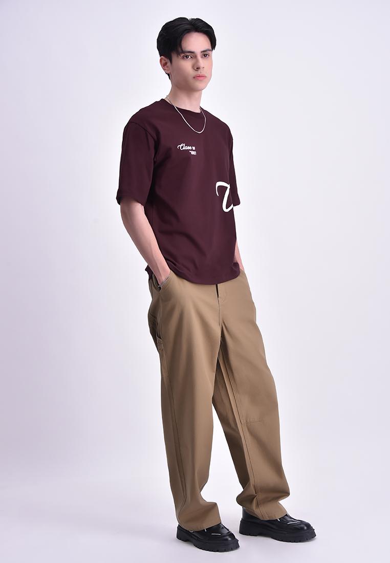 Men's Round Neck Graphic T-Shirt