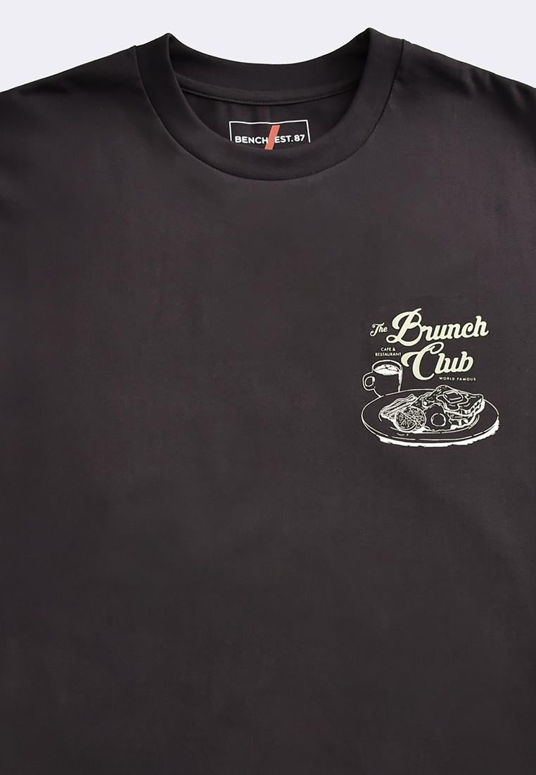 Men's Round Neck Graphic T-Shirt