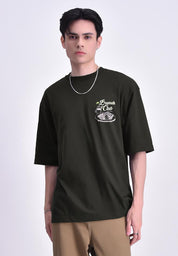 Men's Round Neck Graphic T-Shirt