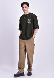 Men's Round Neck Graphic T-Shirt