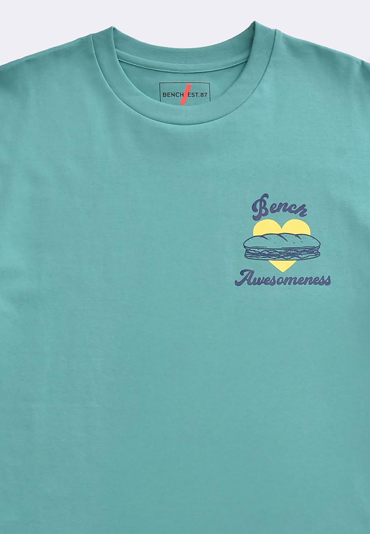 Men's Round Neck Graphic T-Shirt