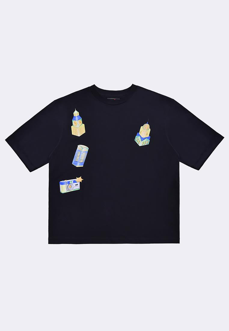 Men's Round Neck Graphic T-Shirt