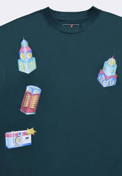 Men's Round Neck Graphic T-Shirt