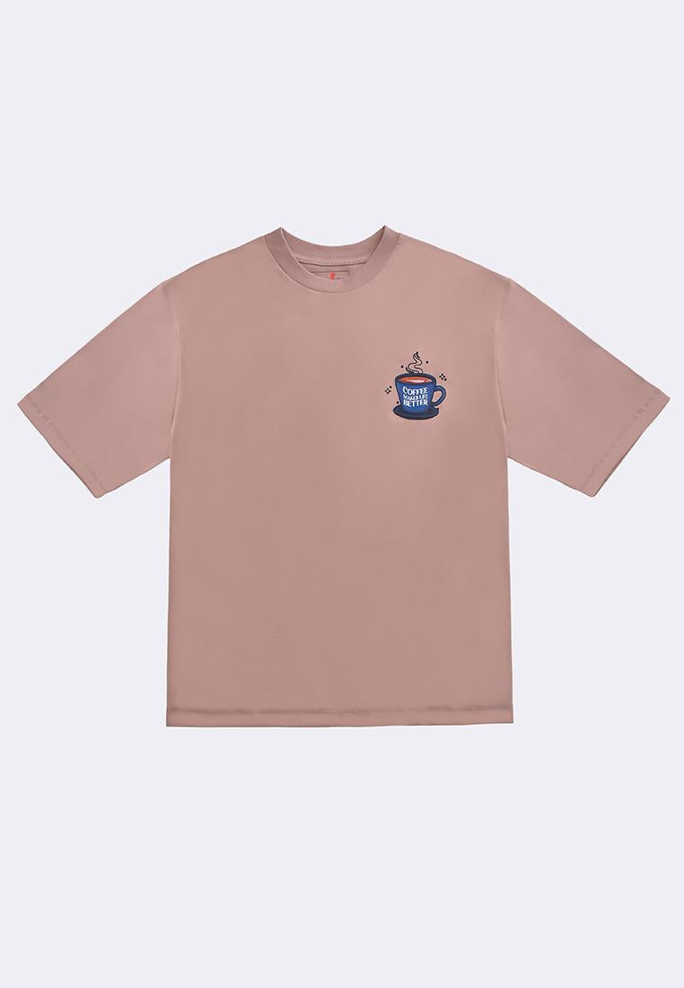 Men's Round Neck Graphic T-Shirt